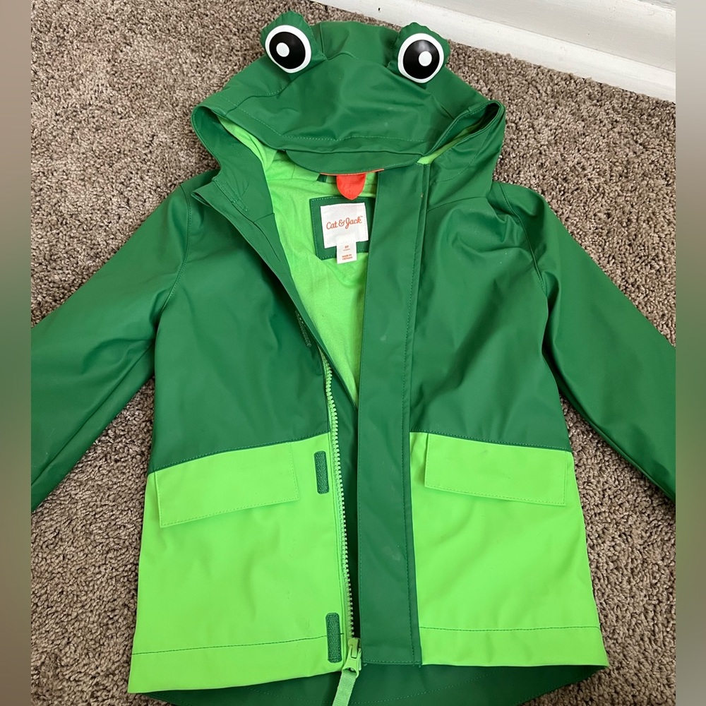 Toddler Frog Raincoat